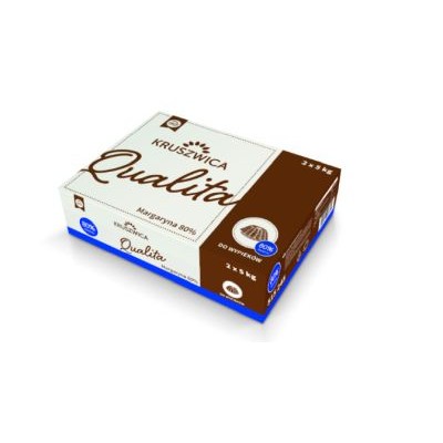 Margarine for baking, QUALITA, 80%, (2 pcs x 5 kg), 10 kg